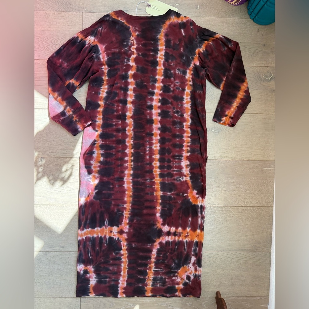 NWT Raquel Allegra Simone Sleeve Dress in Red Hills - Picture 5 of 5